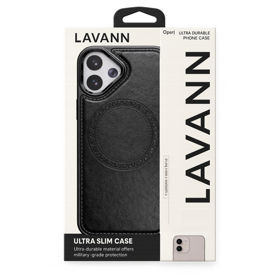 Lavann Magnetic Leather Case for IPhone 17 Pro Max