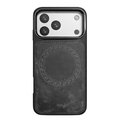 Lavann Magnetic Cow Print Leather Case for IPhone 17 Pro