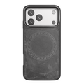 Lavann Magnetic Cow Print Leather Case for IPhone 17