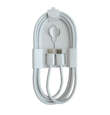 USB C to USB C Cable Nylon  White 1m with Simtray Pin