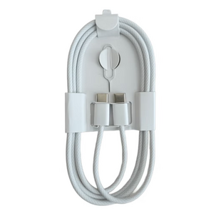 USB C to USB C Cable Nylon  White 1m with Simtray Pin