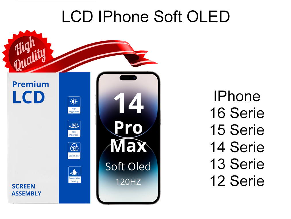 IPhone Soft OLED Screen White Box