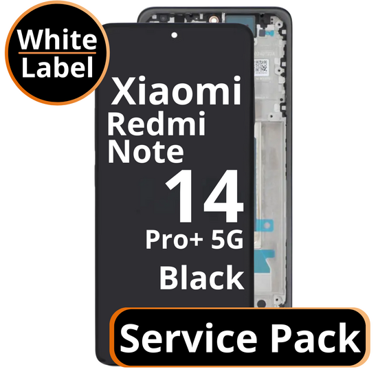 LCD Xiaomi Redmi Note 14 Pro Plus 5G 5600190O16U00 Black Service Pack