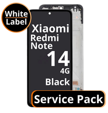 LCD Xiaomi Redmi Note 14 4G 56000100O7E00 / 56000700O7E00 Black Service Pack
