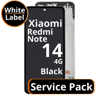 LCD Xiaomi Redmi Note 14 4G 56000100O7E00 / 56000700O7E00 Black Service Pack