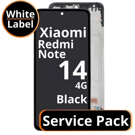 LCD Xiaomi Redmi Note 14 4G 56000100O7E00 / 56000700O7E00 Black Service Pack