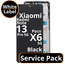LCD Xiaomi Redmi Note 13 Pro 5G / Poco X6 5G 560003N16P00 / 56000700O7E00 Black Service Pack
