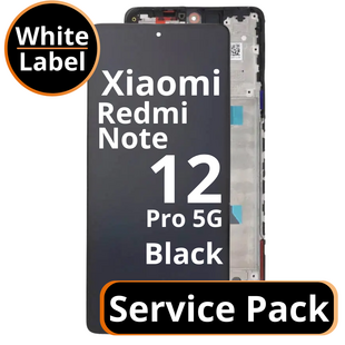LCD Xiaomi Redmi Note 12 Pro 5G 5600010M1600 Black Service Pack