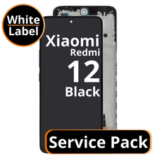 LCD Xiaomi Redmi 12 4G / 5G - 560002M19A00 / 5600050M1900 Black Service Pack