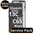 LCD Xiaomi Redmi 13C 4G / Poco C65 - 560002C3UA00 Black Service Pack