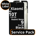 LCD Xiaomi Mi 10T Lite 5G / Redmi Note 9 Pro 5G - 5600040J1700  Black Service Pack