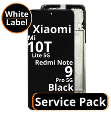 LCD Xiaomi Mi 10T Lite 5G / Redmi Note 9 Pro 5G - 5600040J1700  Black Service Pack