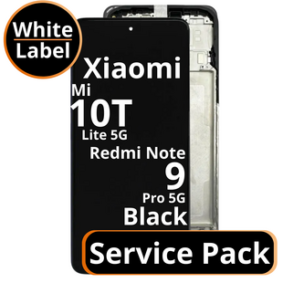 LCD Xiaomi Mi 10T Lite 5G / Redmi Note 9 Pro 5G - 5600040J1700  Black Service Pack