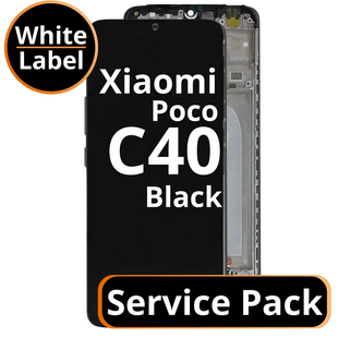 LCD Xiaomi Poco C40 - 560001C3QP00  Black Service Pack