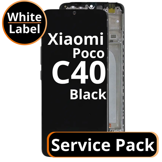 LCD Xiaomi Poco C40 - 560001C3QP00  Black Service Pack