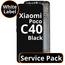 LCD Xiaomi Poco C40 - 560001C3QP00  Black Service Pack