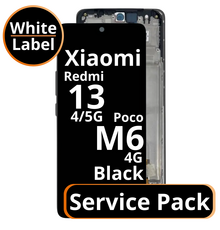 LCD Xiaomi Redmi 13 4G / 5G / Poco M6 4 G - 560001N19A00 Black Service Pack