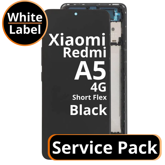 LCD Xiaomi Redmi A5 4G - 56000100C3ZN00 Black (Short Flex) Service Pack