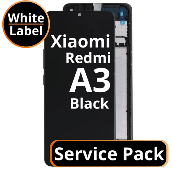 LCD Xiaomi Redmi A3 - 5600010C3Y00 Black Service Pack