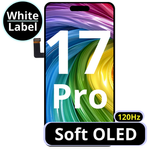 LCD Soft Oled For IPhone 17 Pro 120Hz White Box (Replaceable IC)