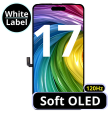 LCD Soft Oled For IPhone 17 120Hz White Box (Replaceable IC)