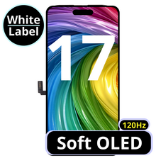 LCD Soft Oled For IPhone 17 120Hz White Box
