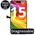 LCD Diagnosable Soft Oled Excellent For IPhone 15 White Box