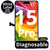 LCD Diagnosable Soft Oled Excellent For IPhone 15 Pro 120Hz White Box