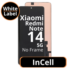 LCD InCell No Frame For Xiaomi Redmi Note 14 Pro 5G White Box