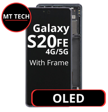 LCD Soft Oled For Galaxy S20FE 4G/5G G780/G781 with Frame MT Tech Cloud Navy Non Original