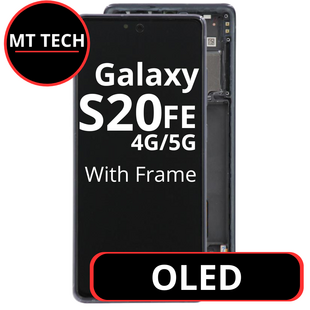 LCD Soft Oled For Galaxy S20FE 4G/5G G780/G781 with Frame MT Tech Cloud Navy Non Original