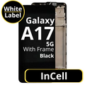 LCD InCell For Galaxy A17 5G Black With Frame Not Original White Box