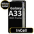 LCD InCell For Galaxy A33 Black With Frame Not Original White Box