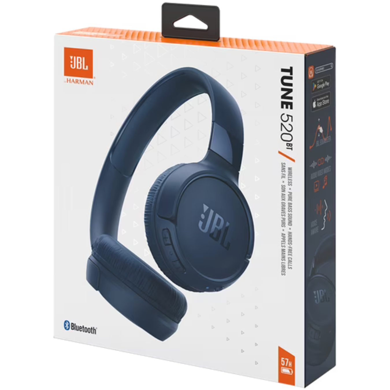 JBL Tune 520 BT Blue, foto 3 van 3