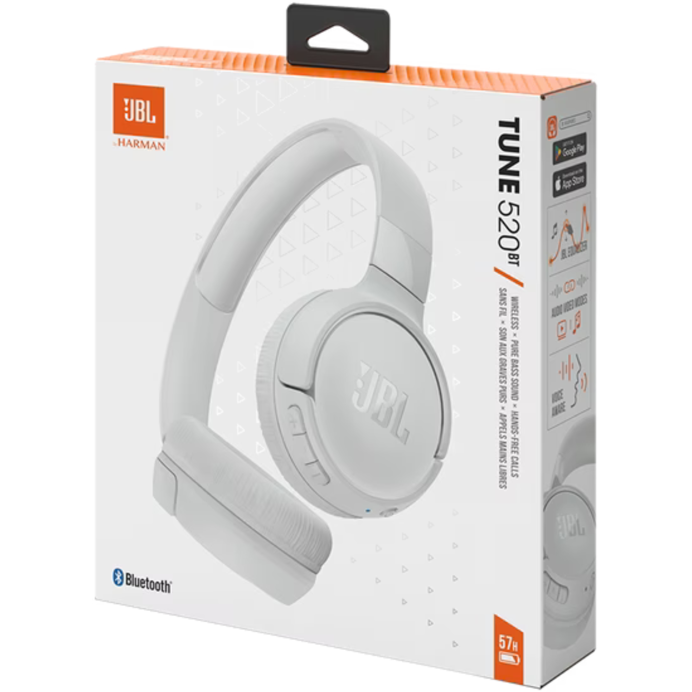 JBL Tune 520 BT White, foto 3 van 3