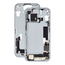 Mid Frame Housing with Charging Port Flex & Small Parts For IPhone 15 Plus - Blue - Pulled