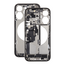 Mid Frame Housing with Charging Port Flex & Small Parts For IPhone 15 Pro Max - Natural Titanium - Pulled - Copy