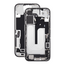 Mid Frame Housing with Charging Port Flex & Small Parts For IPhone 16 Plus - White - Pulled
