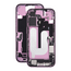 Mid Frame Housing with Charging Port Flex & Small Parts For IPhone 16 Plus - Pink - Pulled