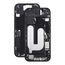 Mid Frame Housing with Charging Port Flex & Small Parts For IPhone 16 Plus - Black - Pulled