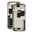 Mid Frame Housing with Charging Port Flex & Small Parts For IPhone 16 Pro - Natural Titanium - Pulled