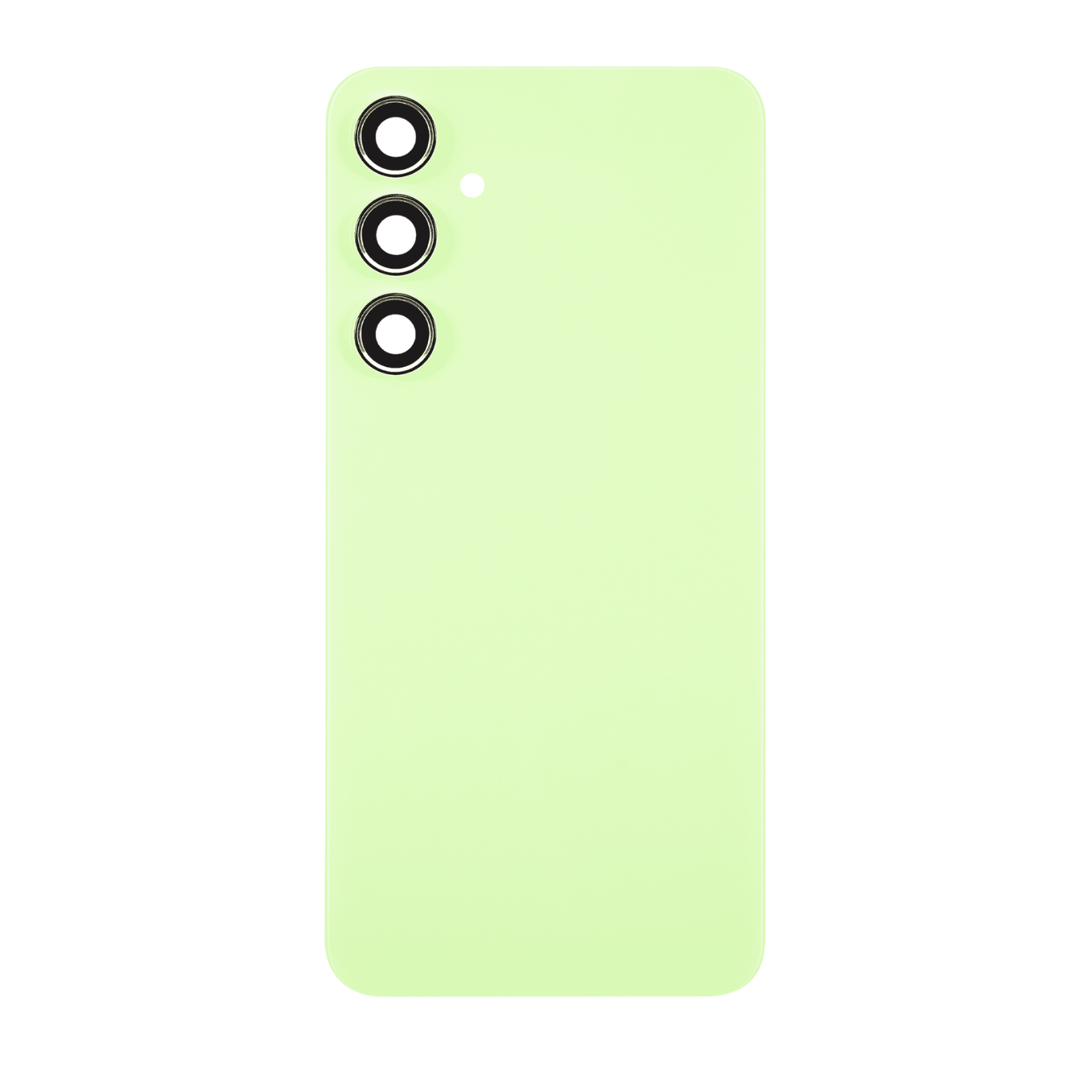 Back Cover with Camera Lens for Samsung A15 (No Logo) (Yellow)