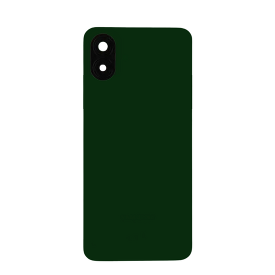 Back Cover with Camera Lens for Samsung A07 (No Logo) (Green)