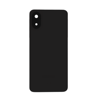 Back Cover with Camera Lens for Samsung A07 (No Logo) (Black)