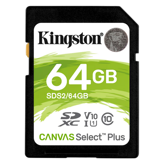 Kingston Canvas Select Plus SDXC 100MB/s 64GB