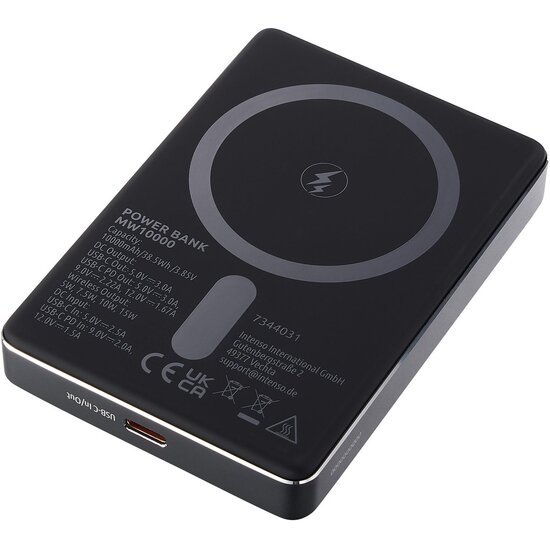 POWERBANK Intenso MW10000 Wireless Lithium-Polymeer (LiPo) 10000 mAh (Magsafe Ready) POWERBANK