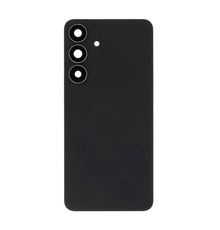 Back Cover with Camera Lens for Samsung S25 FE (No Logo) (Black)