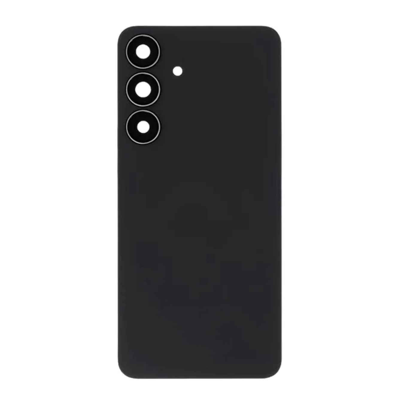 Back Cover with Camera Lens for Samsung S25 FE (No Logo) (Black)