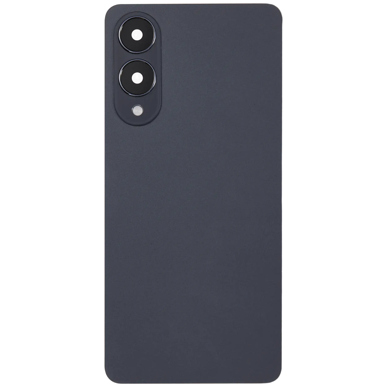 Back Cover with Camera Lens for Samsung S25 Edge (No Logo) (Black)