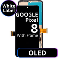 LCD OLED With Frame For Google Pixel 8 White Box